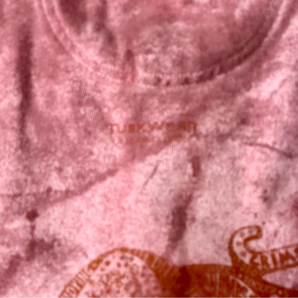 *NWOT* COMFORT COLORS Tuskwear Crewneck Sweatshirt in Bright Crimson Tie-Dye . S - Picture 6 of 8